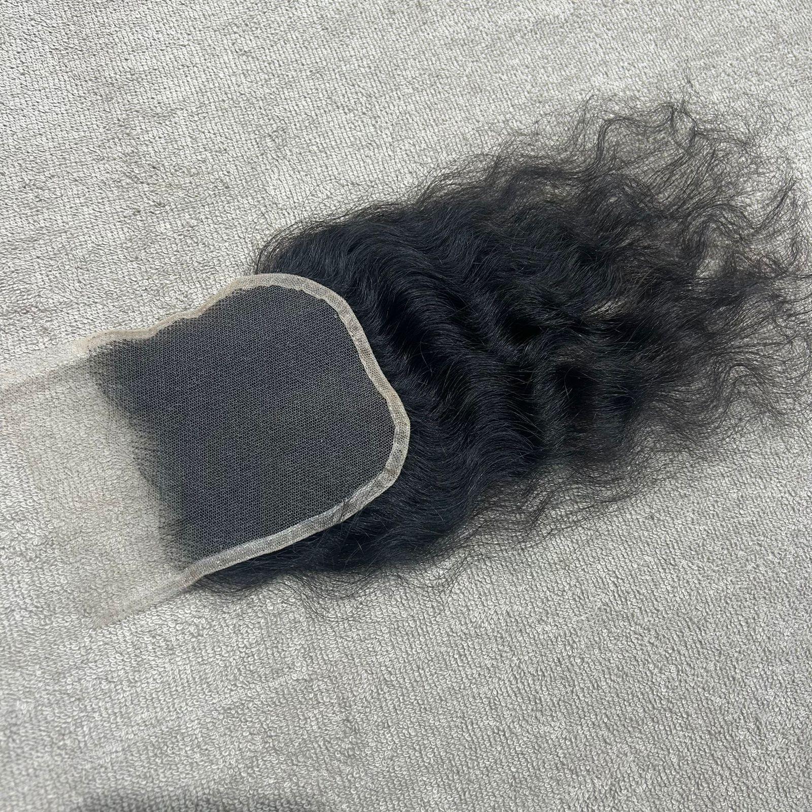 Curly HD Lace Human Hair Closure - Hair Trends India