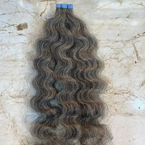Grey Deep Curly Human Hair Bundles