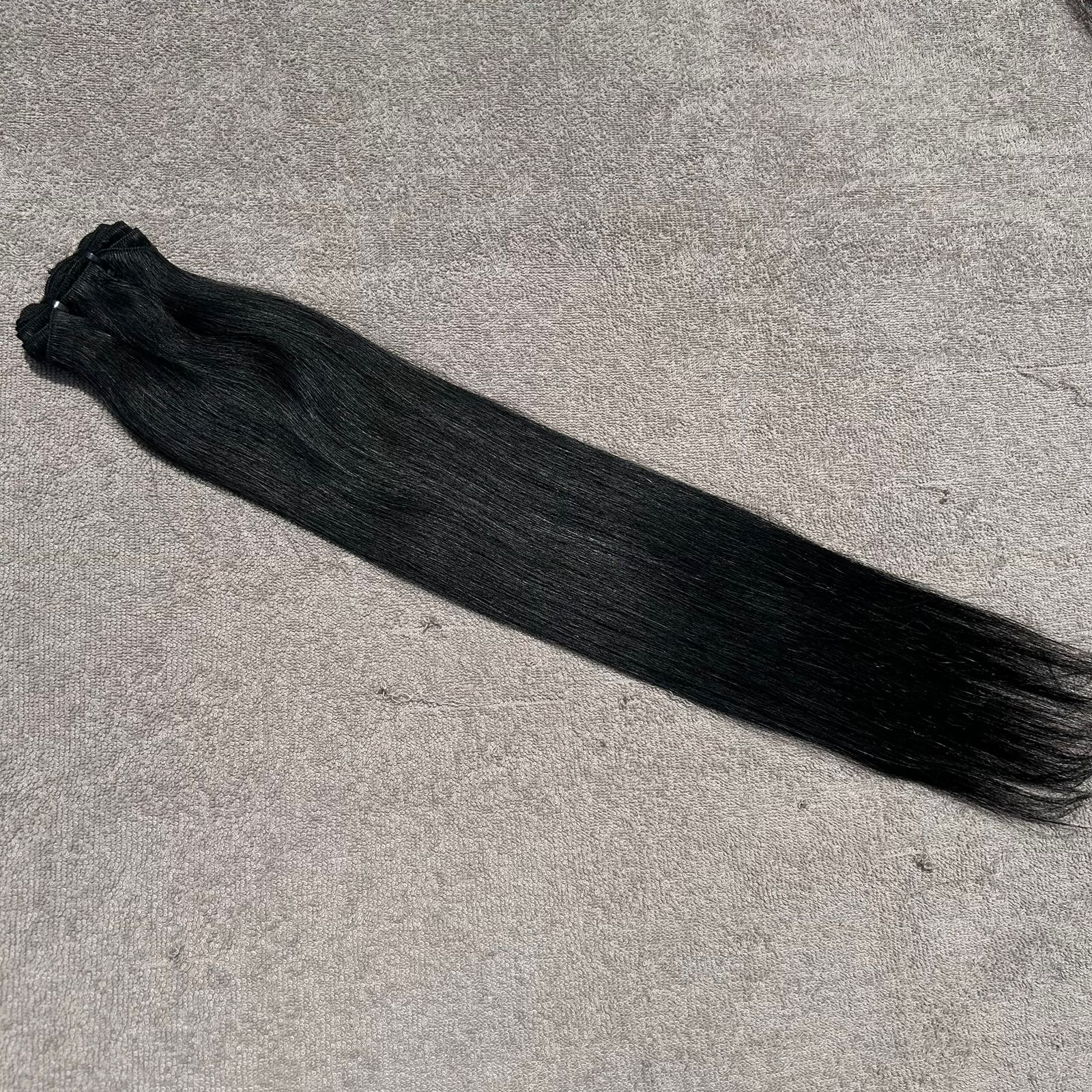 Jet Black Straight Hair Bundles - Hair Trends India