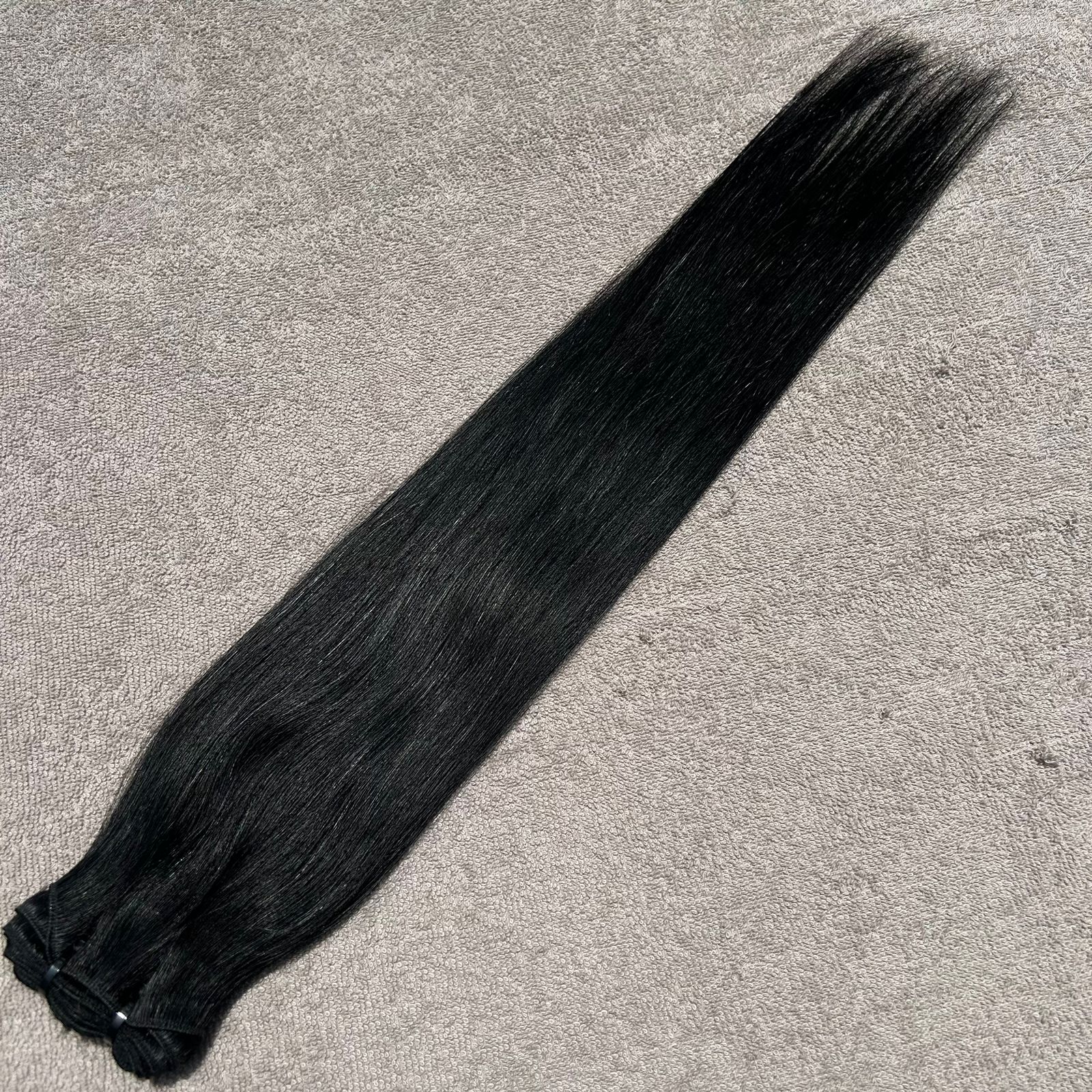 Jet Black Straight Hair Bundles - Hair Trends India