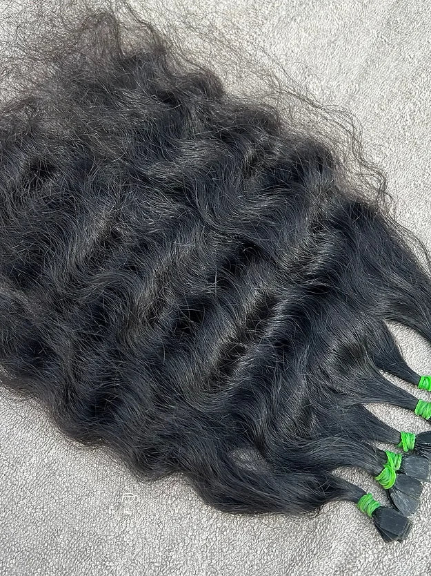 Pre-bonded Curly I-Tip Hair Extensions - Hair Trends India