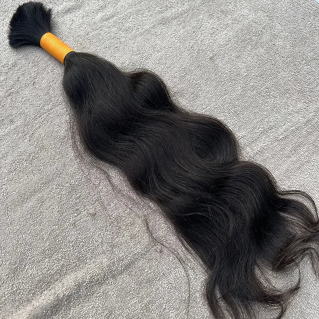 Natural Wavy Braiding Human Hair - Hair Trends India