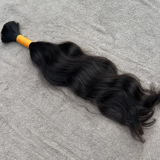 Natural Wavy Braiding Human Hair - Hair Trends India