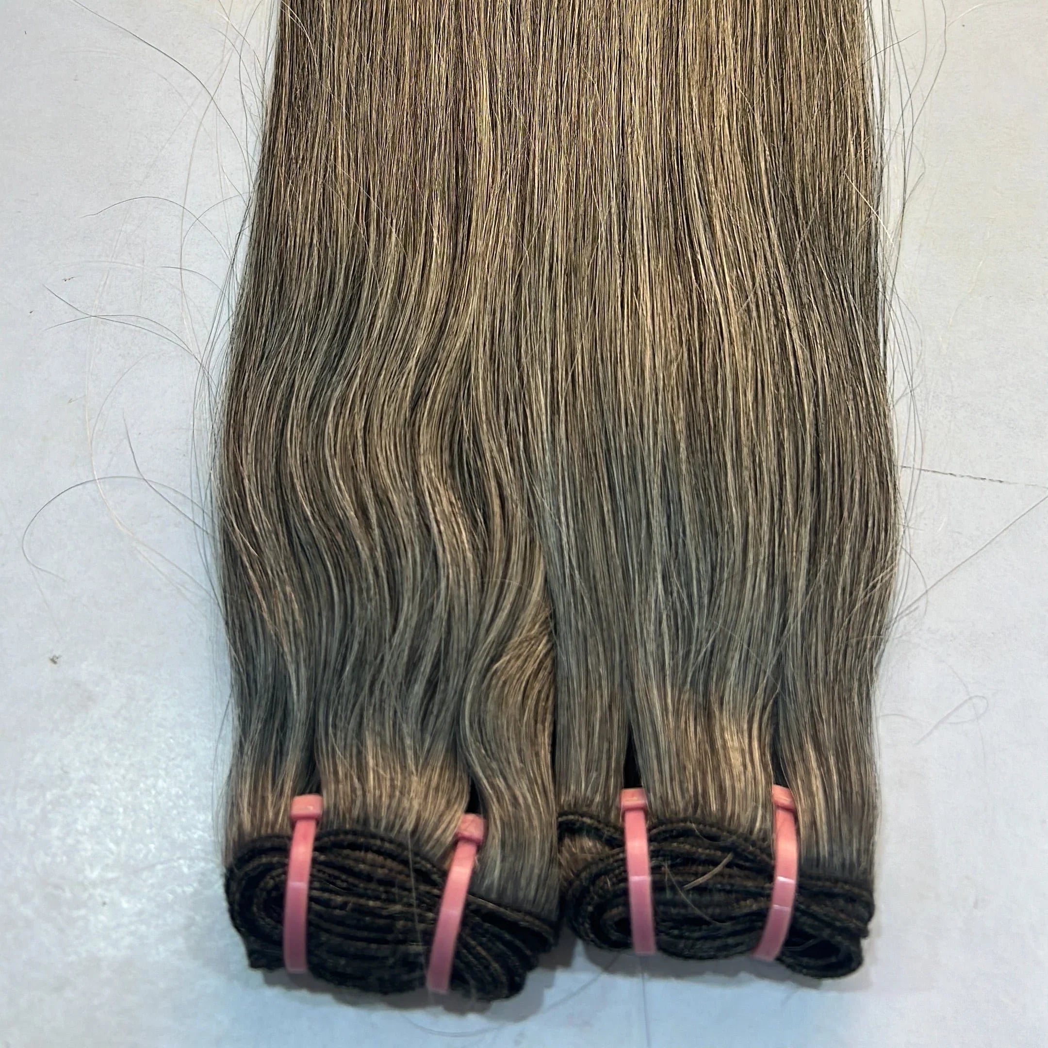 Black and Grey Human Hair Extensions - Hair Trends India