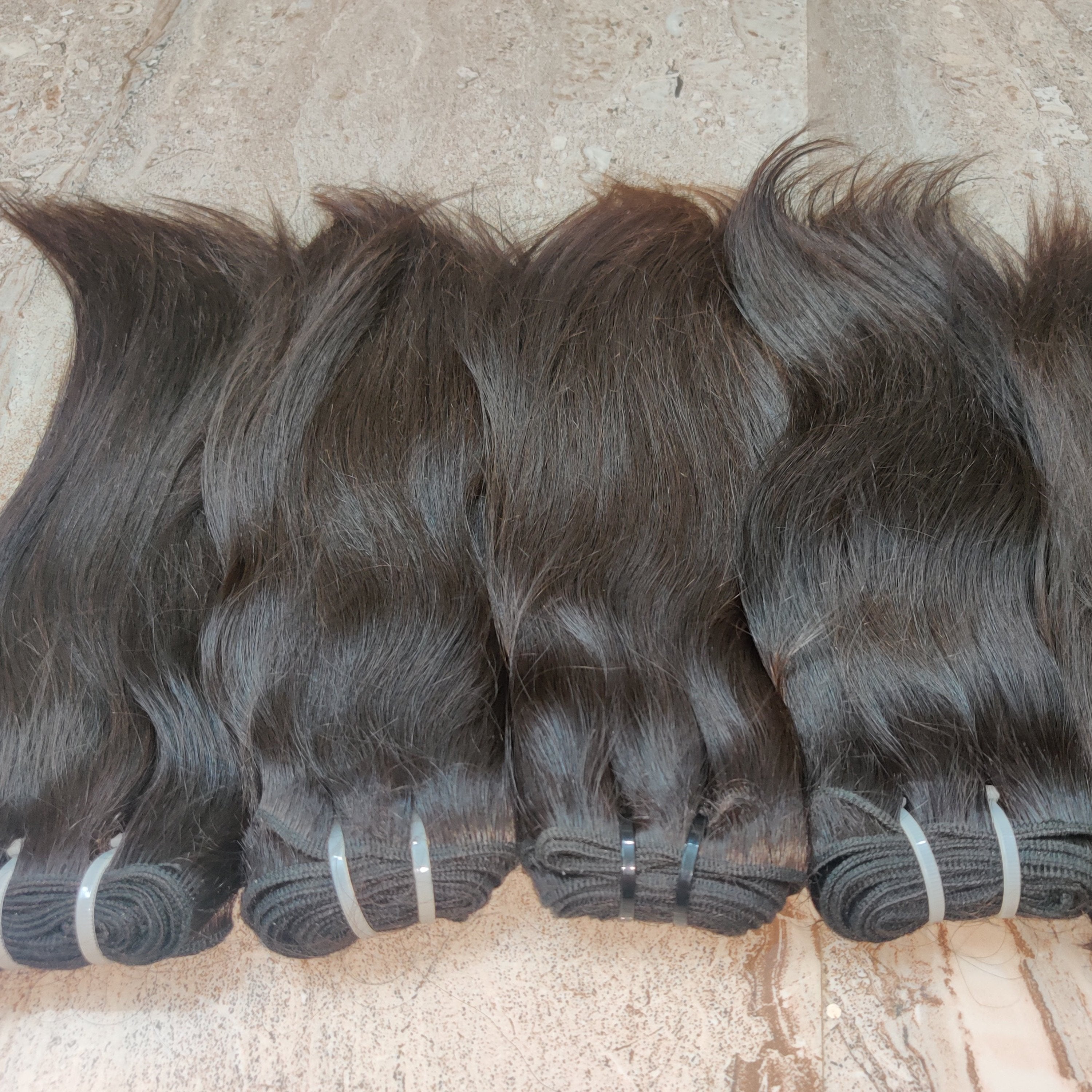Natural straight human hair bundles - Hair Trends India
