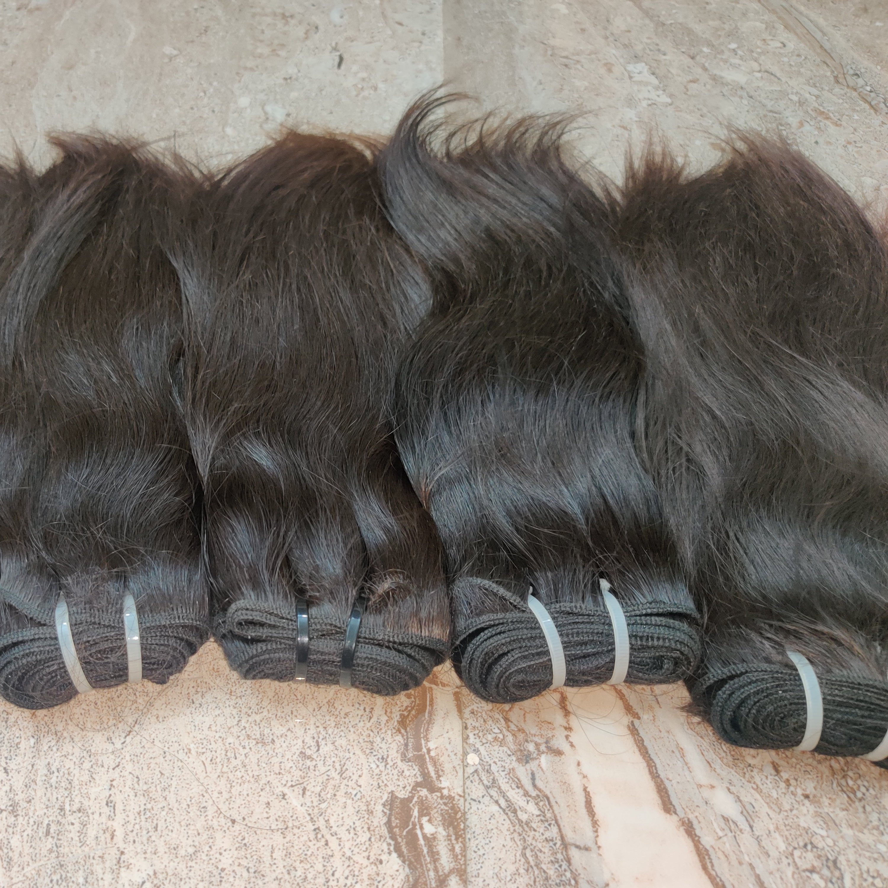 Natural straight human hair bundles - Hair Trends India