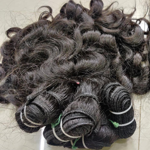 Deep curly human hair weave extensions
