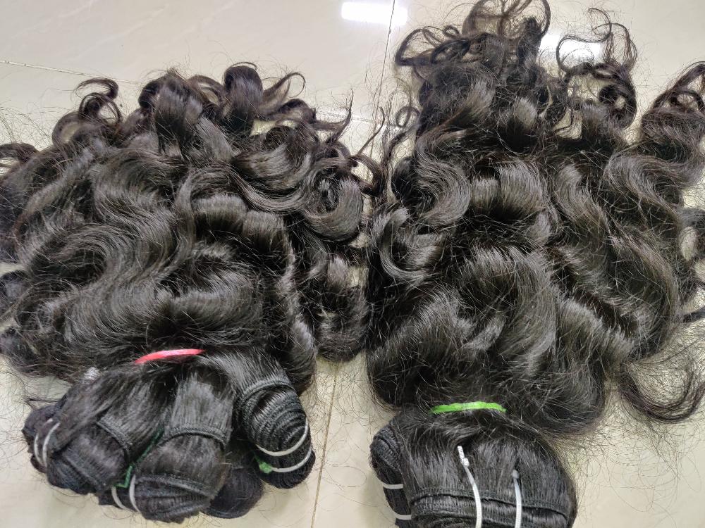 Natural Baby curly human hair bundles - Hair Trends India