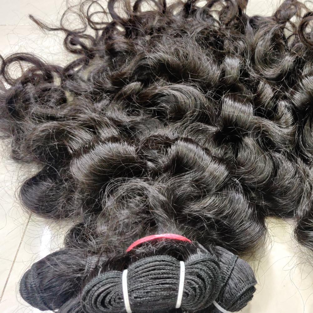 Short Baby Curly Hair Weft Bundles - Hair Trends India