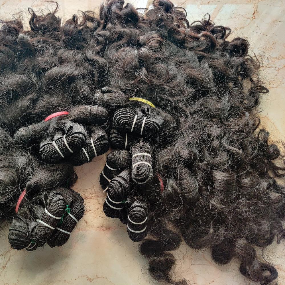 Short Baby Curly Hair Weft Bundles - Hair Trends India