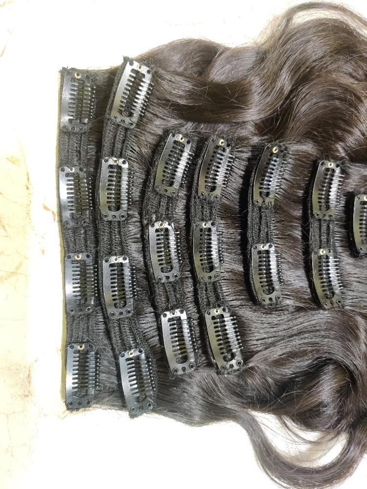 Natural Straight Clip-In Hair Extensions - Hair Trends India