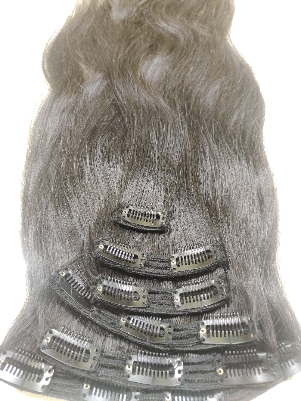 Natural Straight Clip-In Hair Extensions - Hair Trends India