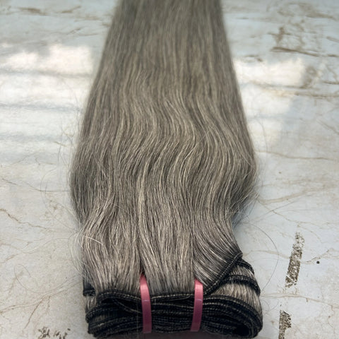 Grey Deep Curly Human Hair Bundles