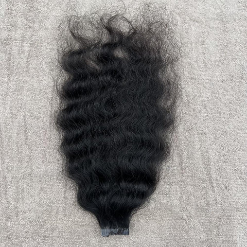 Natural Straight Tape Hair Extensions made in india