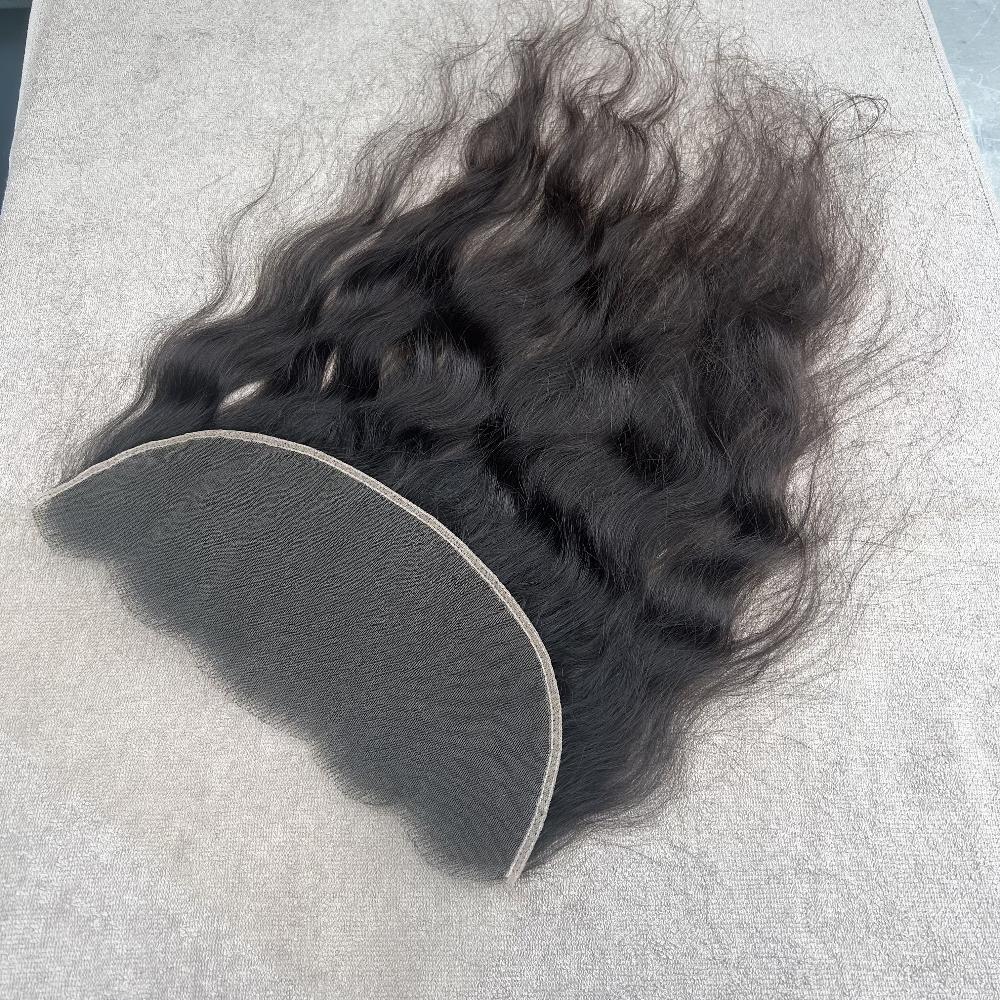 13x6 Deep Wave Swiss Lace Frontal – HD Transparent Lace Natural-Looking Curls - Hair Trends India