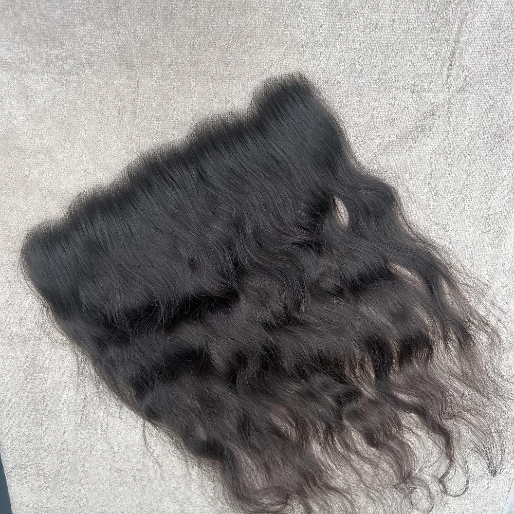 Swiss Lace Wavy Human Hair Frontal from India - Hair Trends India