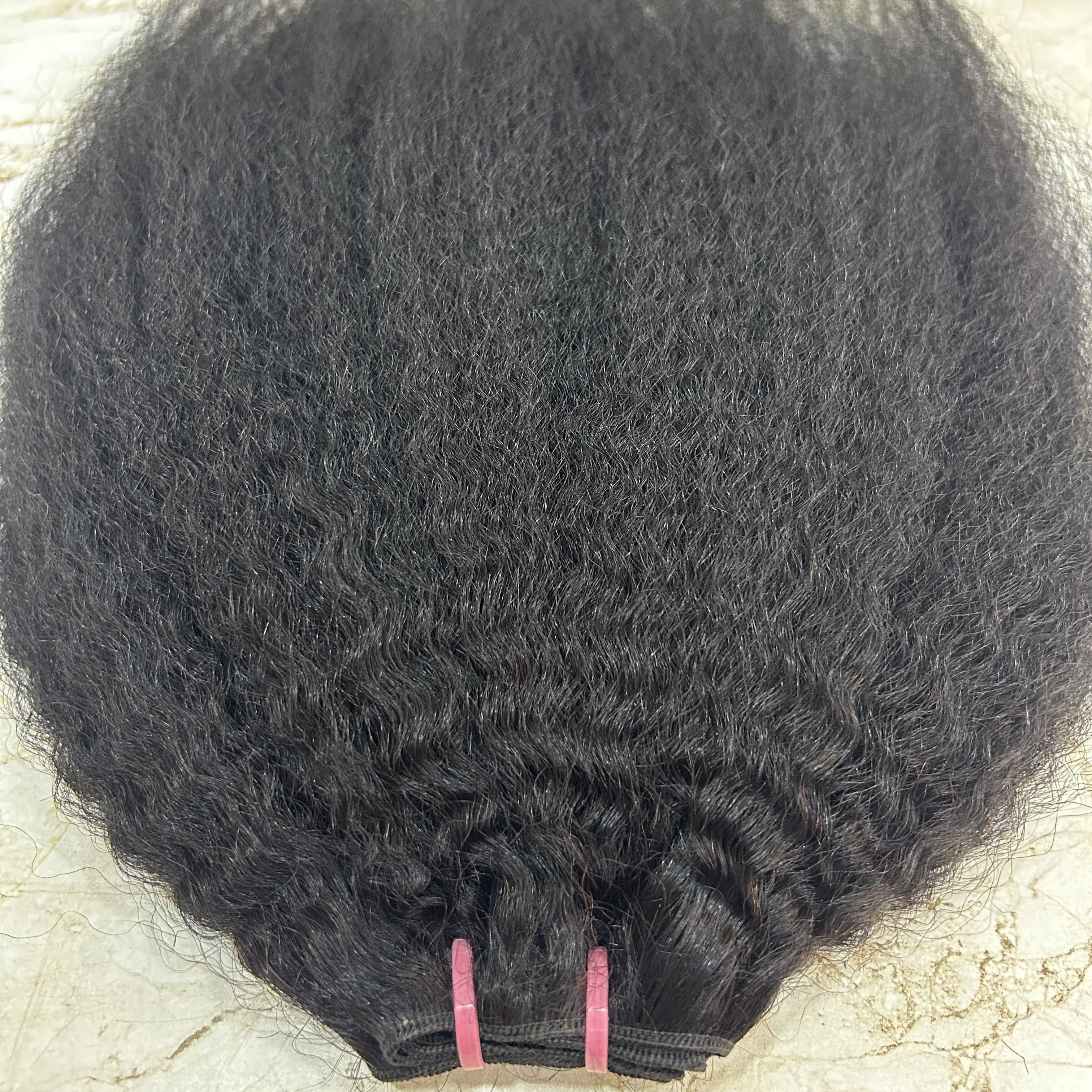 kinky straight human hair extensions - Hair Trends India