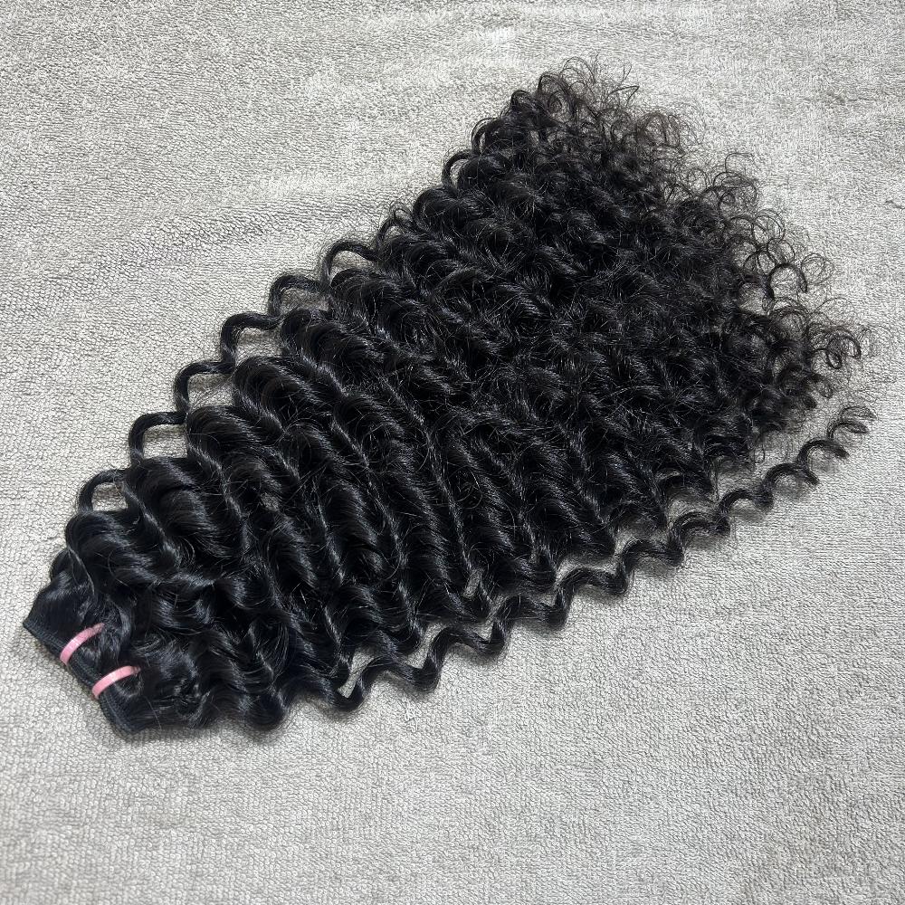 Steam Processed kinky curly hair bundles - Hair Trends India
