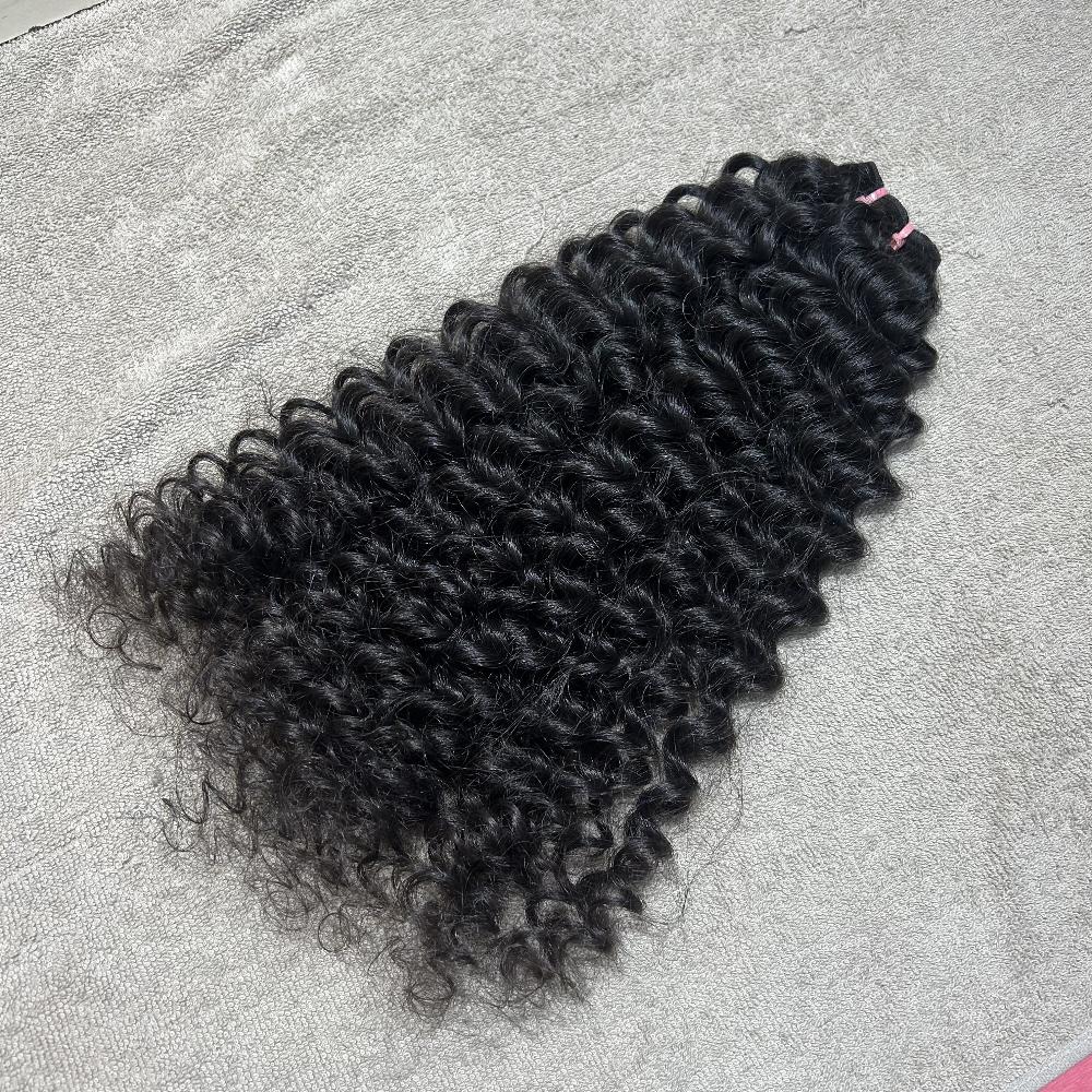 Steam Processed kinky curly hair bundles - Hair Trends India