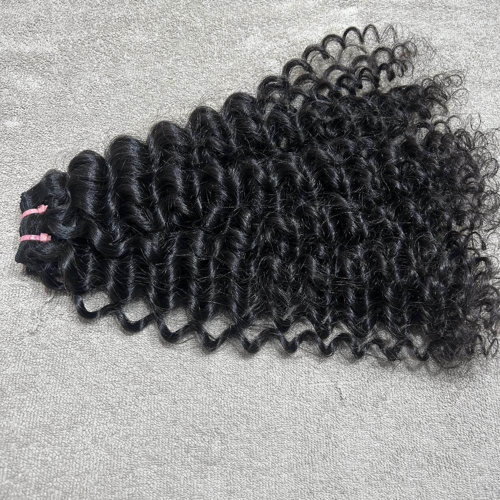 Steam Processed kinky curly hair bundles - Hair Trends India