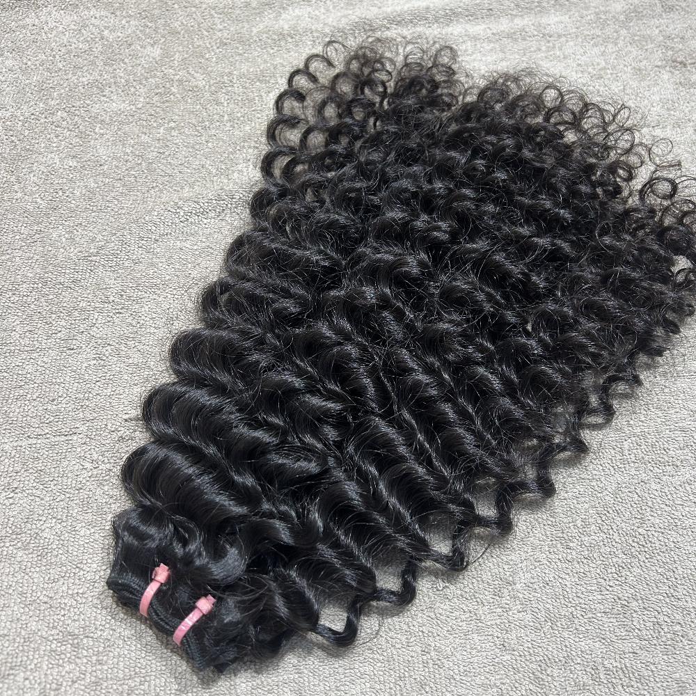 Steam Processed kinky curly hair bundles - Hair Trends India