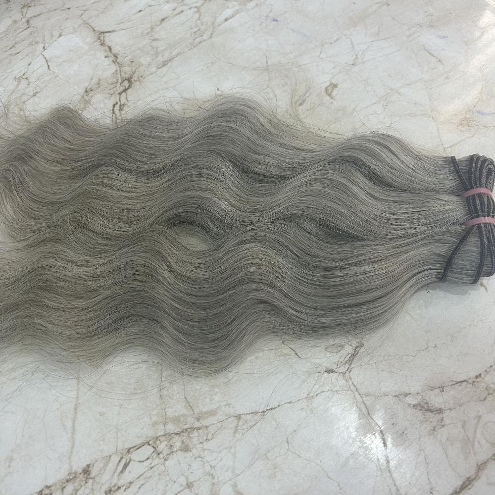 Grey Body Wave Hair Bundles - Hair Trends India