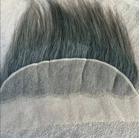 Swiss Lace Wavy Human Hair Frontal from India