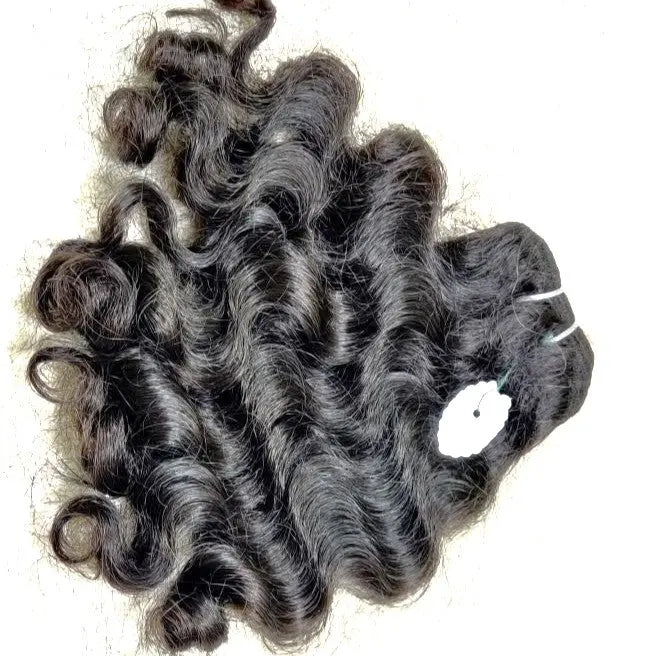 Natural Baby curly human hair bundles - Hair Trends India