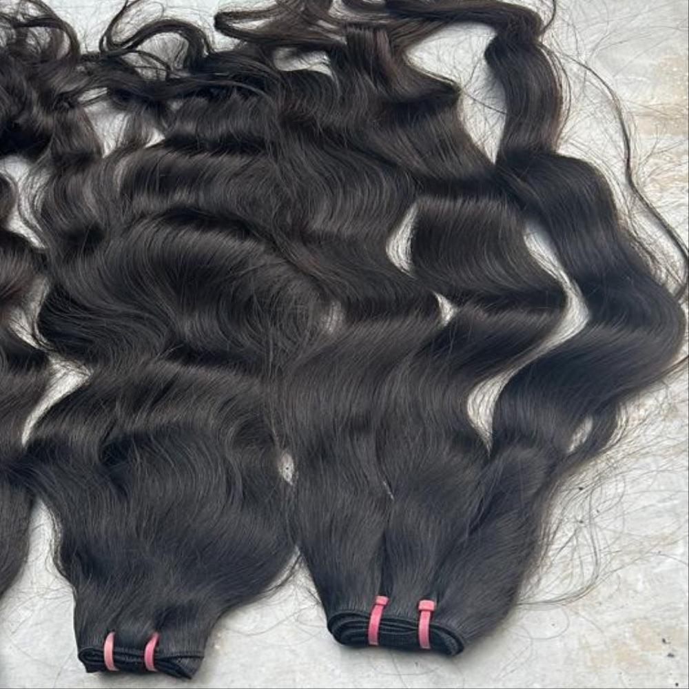 Deep Wavy human hair extensions - Hair Trends India