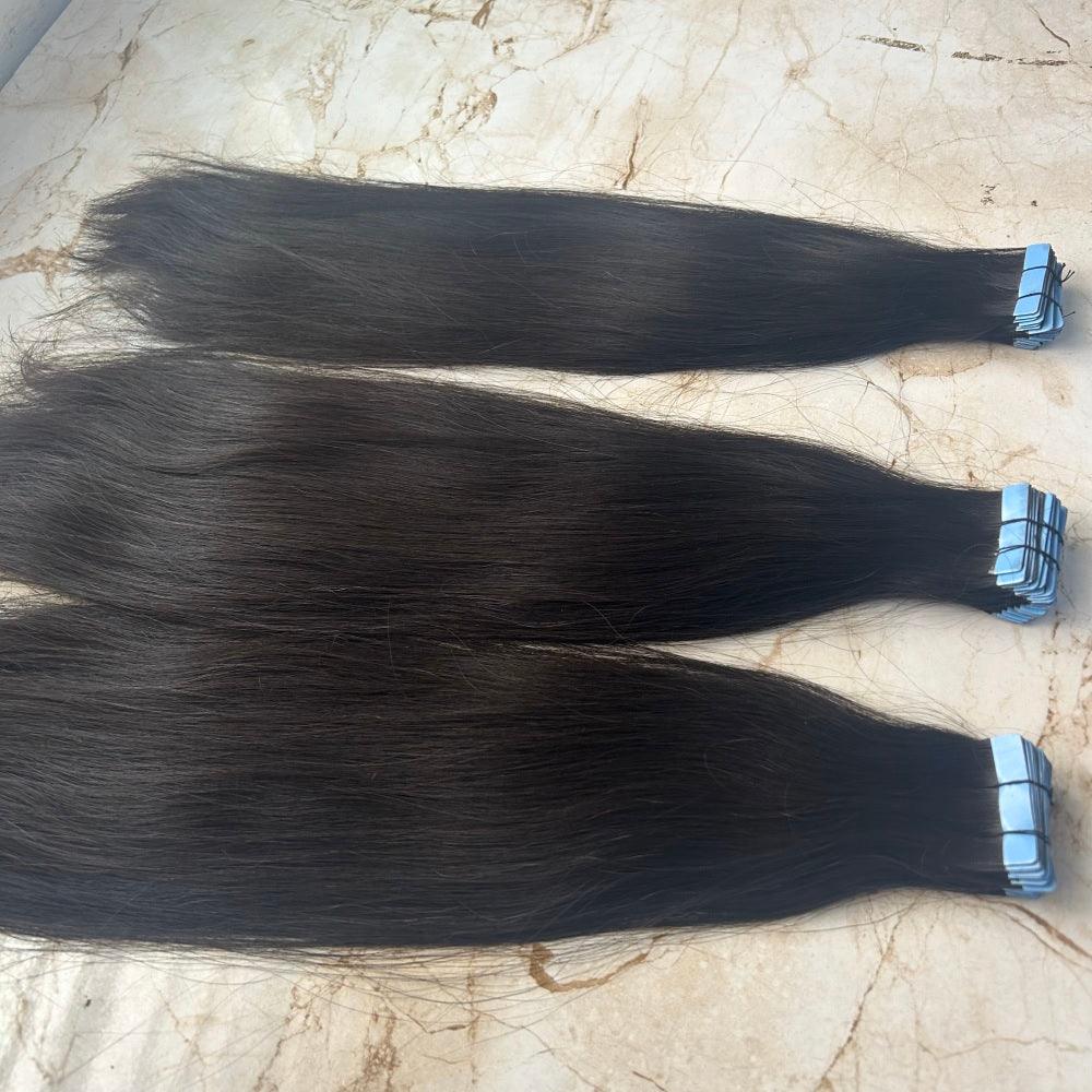 Tape in human hair extensions for black hair - Hair Trends India