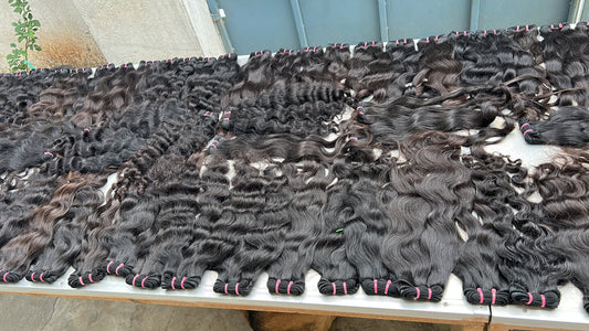 Wholesale Natural Human Hair Weft Bundles