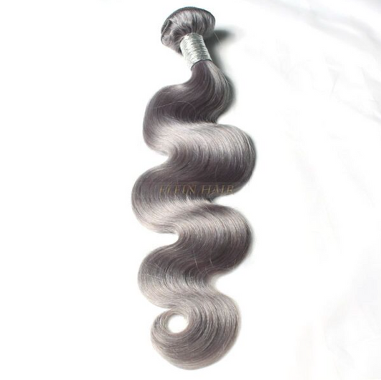 Grey Human Hair Bundles