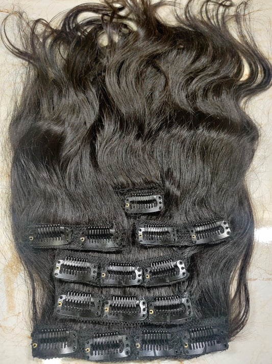 Our Best Natural Human Hair Clip in Hair Extensions