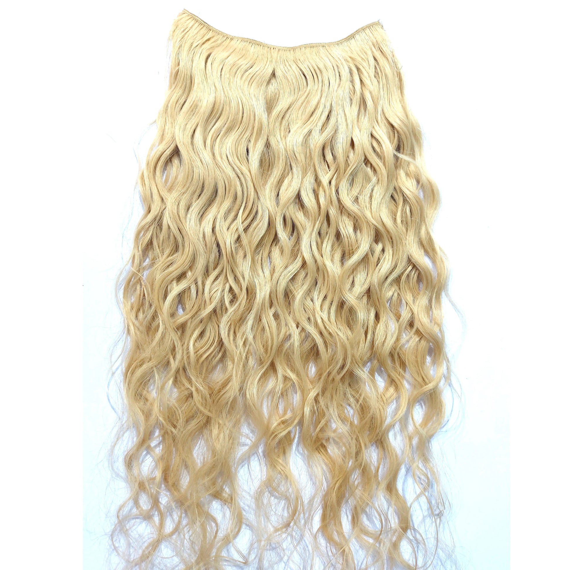 Blonde Clip in Extensions Human Hair - Image #2