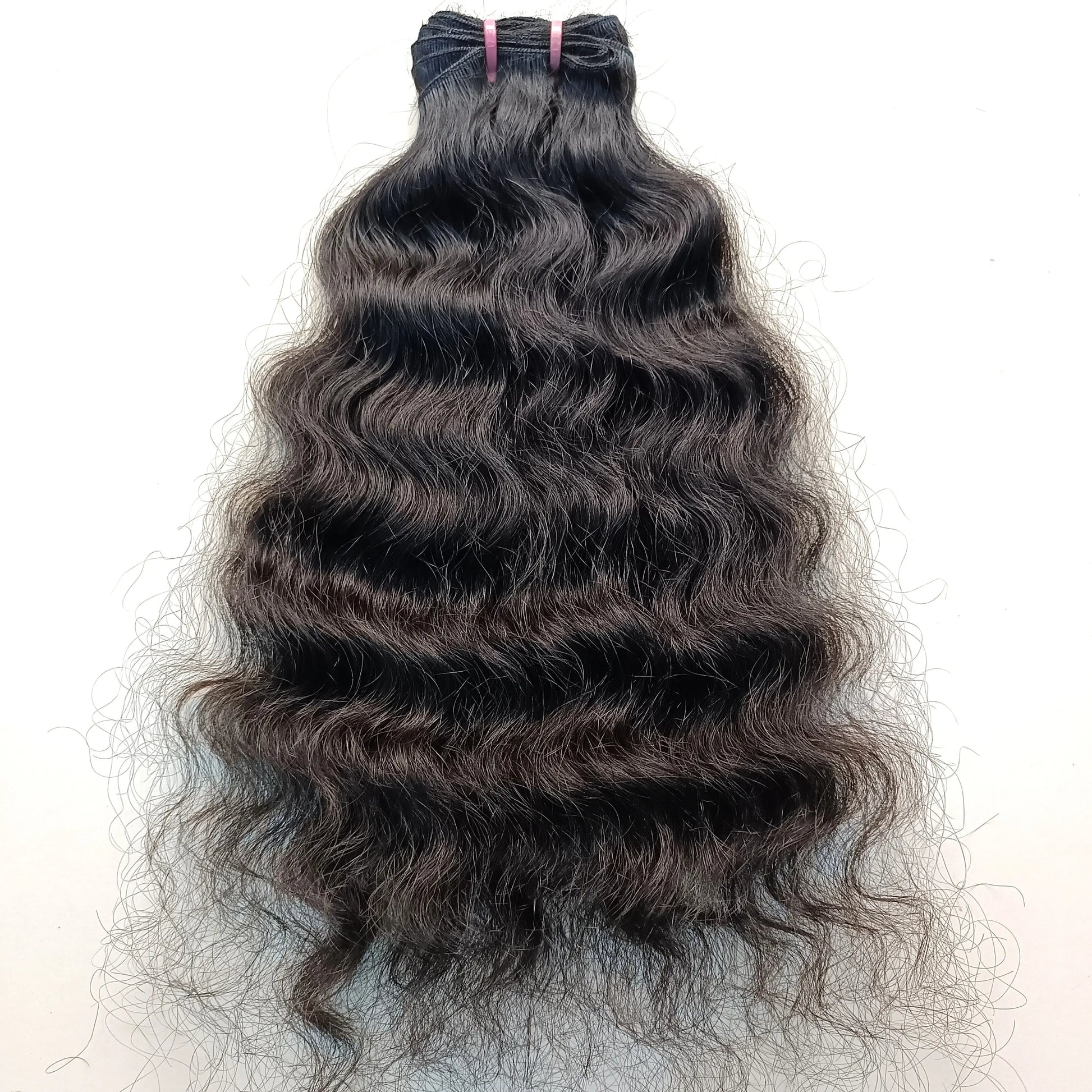 Deep curly human hair weave extensions - Image #7