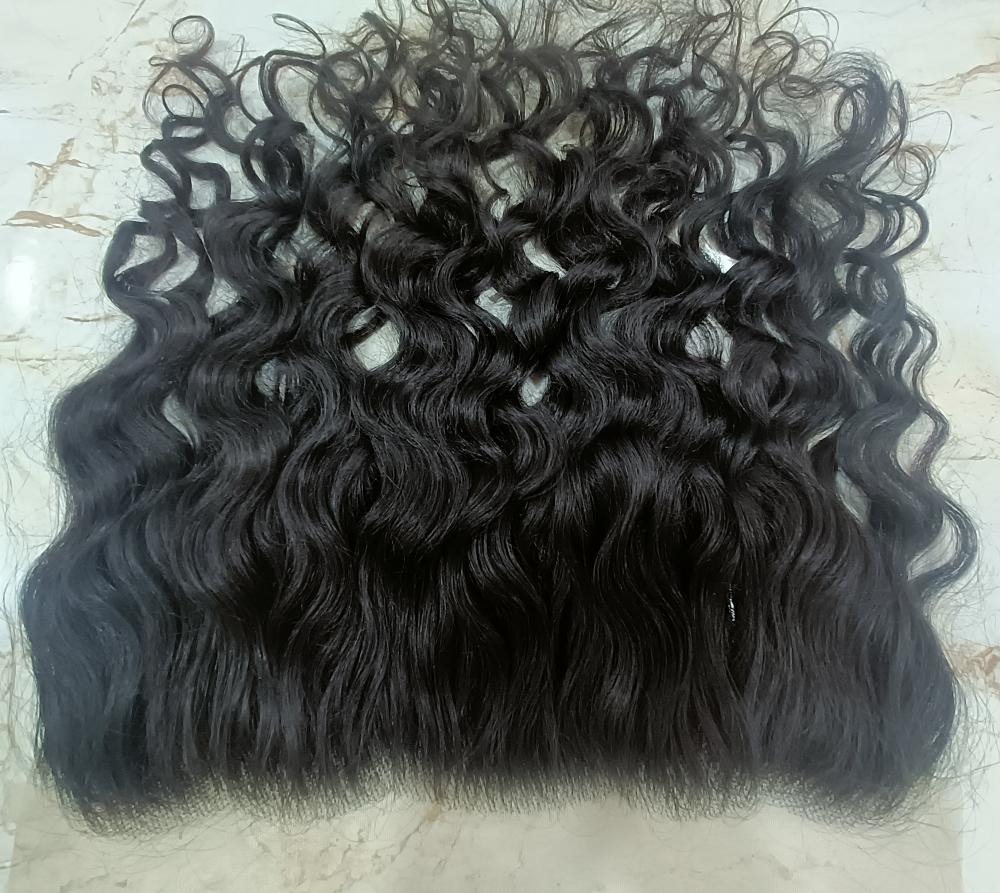 Swiss Lace Curly Human Hair Frontal