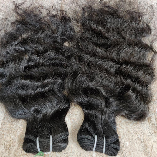 Natural Curly Hair Weft bundle