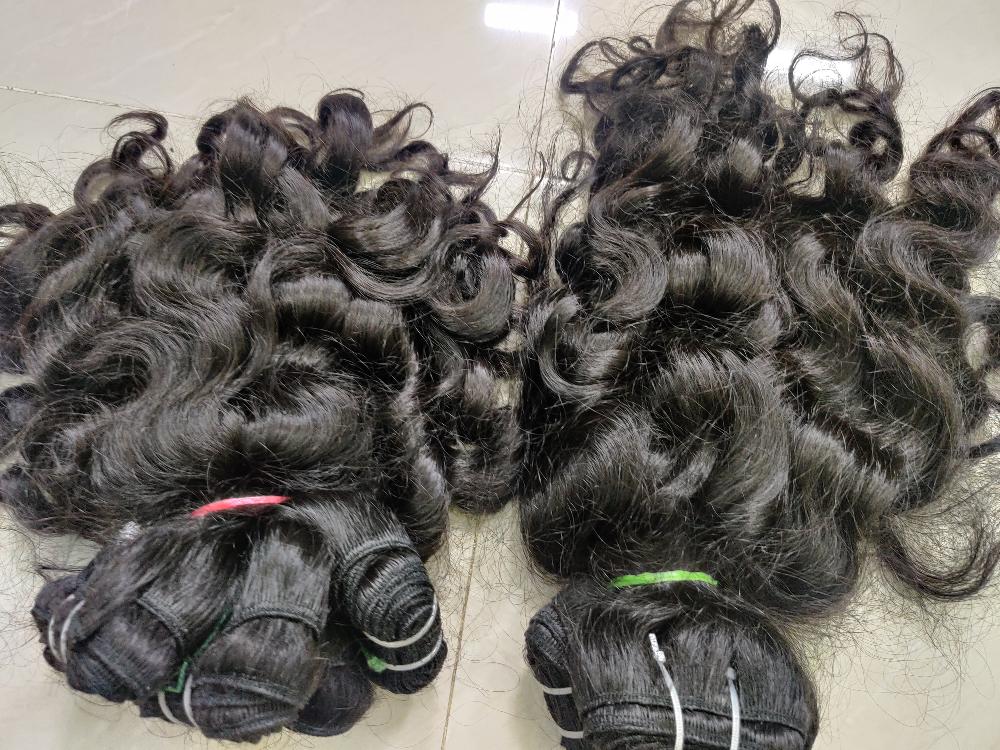 Natural Baby curly human hair bundles