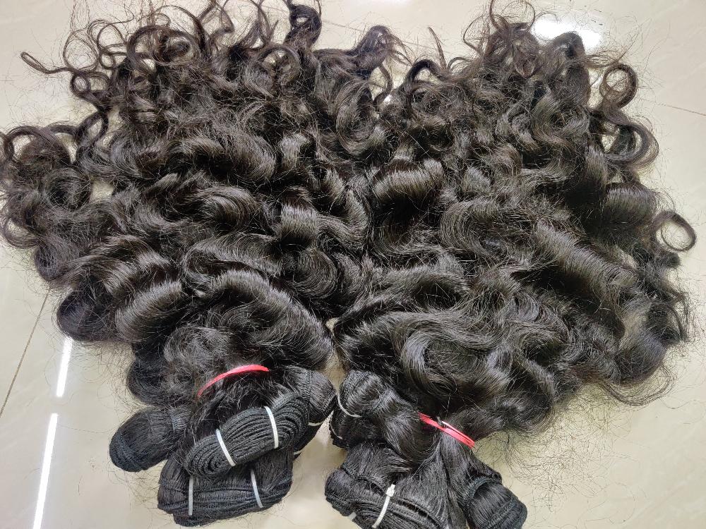 Natural Baby curly human hair bundles