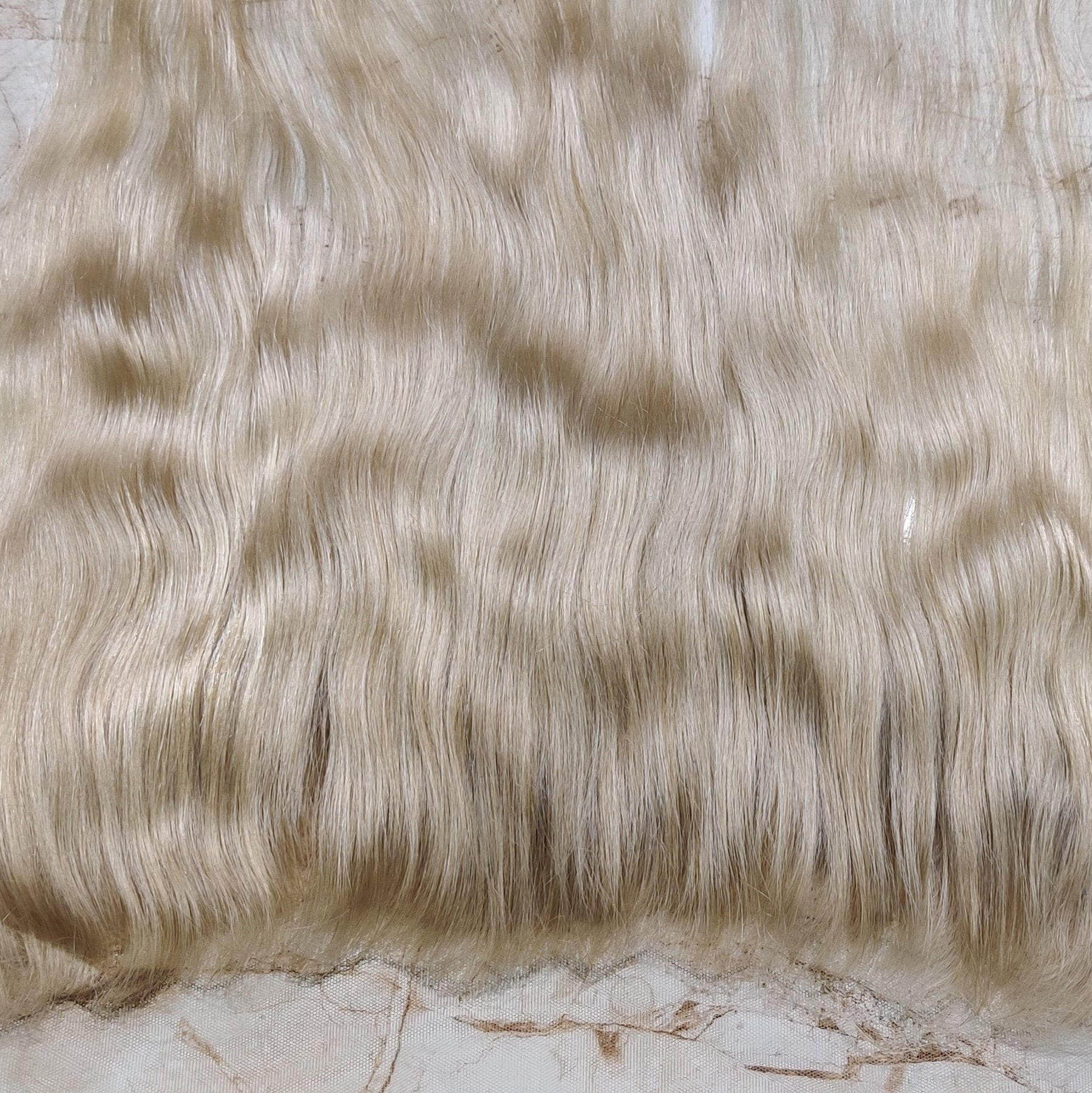 Blonde Frontal lace human hair 