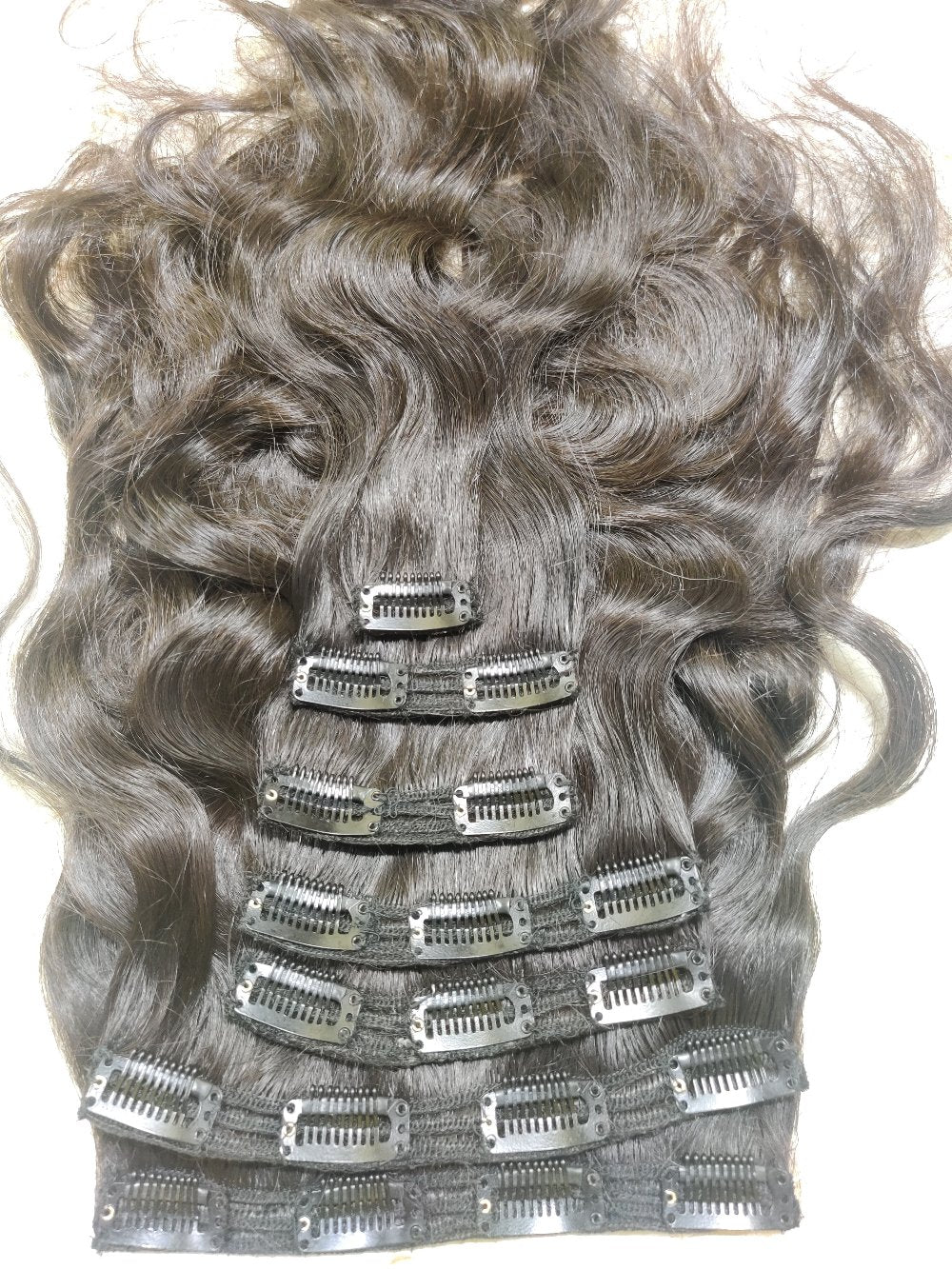 Natural Wavy Clip-In Hair Extensions