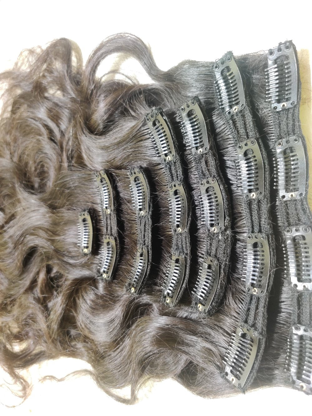 Natural Wavy Clip-In Hair Extensions