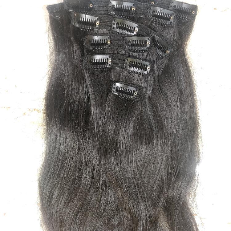 Natural Straight Clip-In Hair Extensions