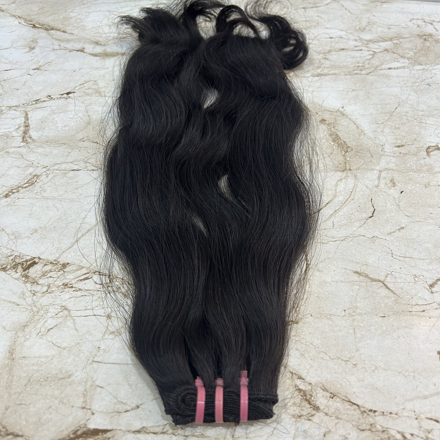 Wavy Human Hair Weft Bundles