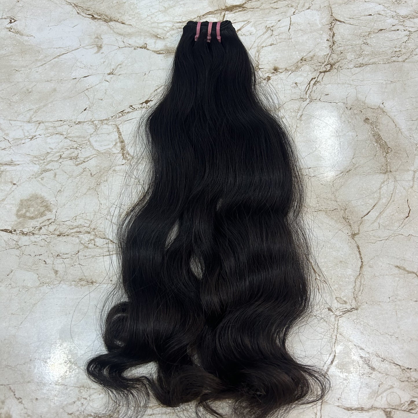 Natural Wavy Hair Weft Bundles