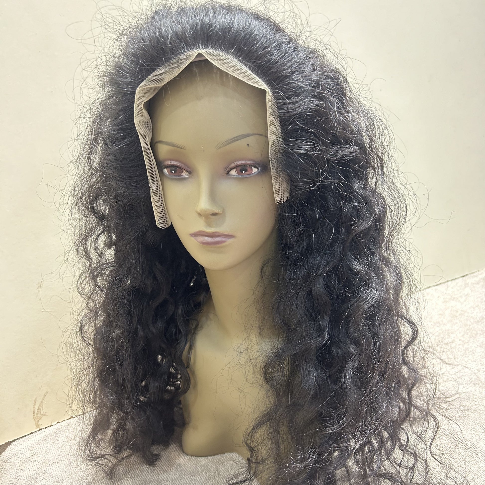 Front Lace Curly Human Hair wig