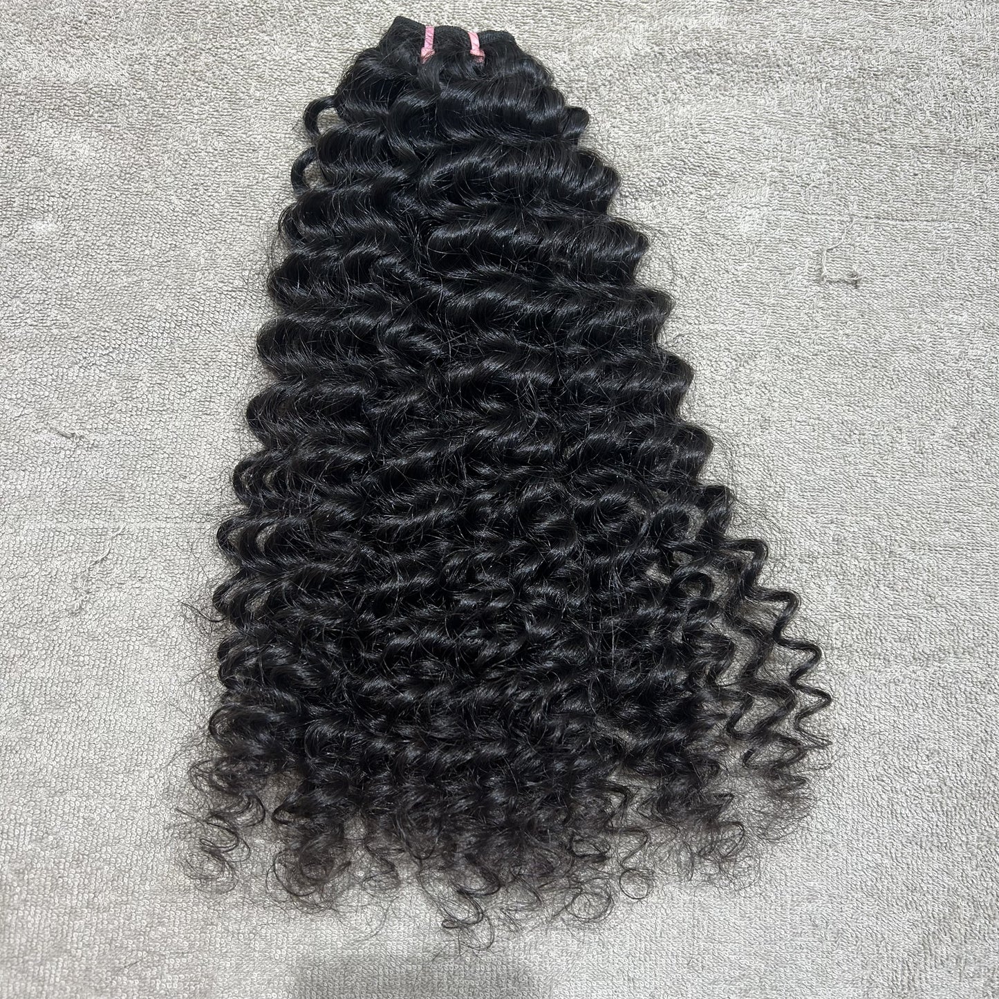 Steamed Curly Weft Hair Bundles 