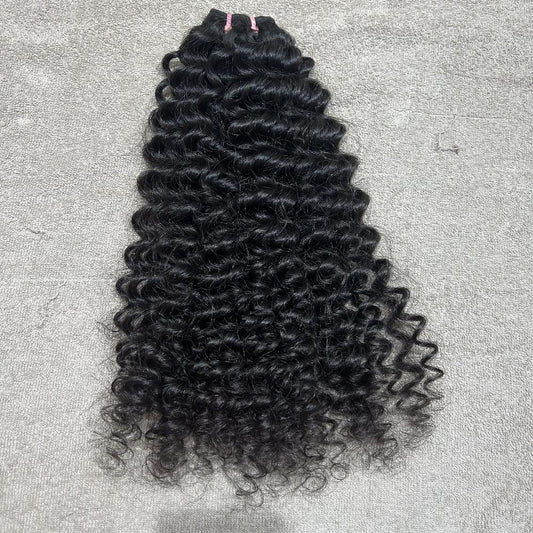 Steam Processed kinky curly hair bundles