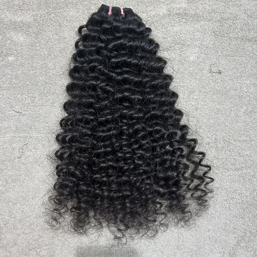 Steam Processed kinky curly hair bundles - Hair Trends India