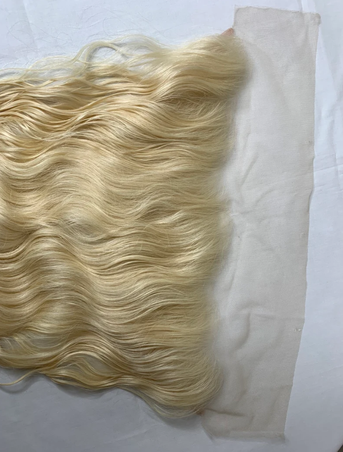 Blonde Frontal lace human hair 